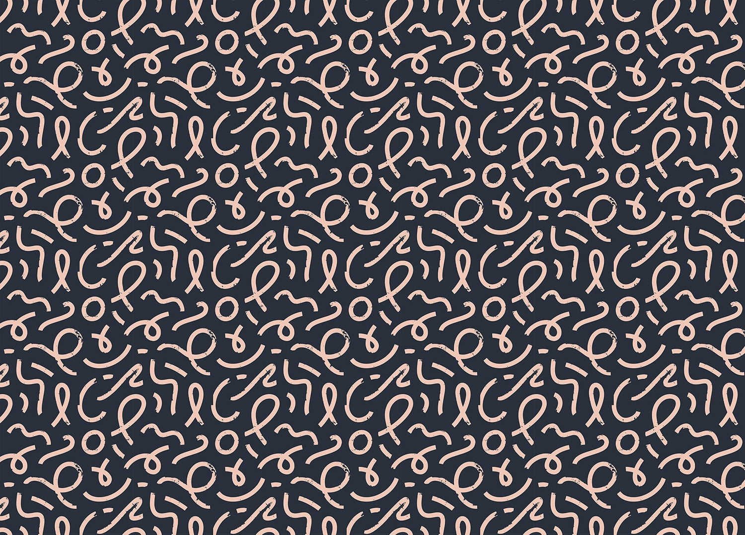 Abstract Minimal Elegant Line Brush Stroke Wallpaper