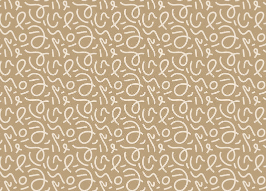 Yellow Abstract Minimal Line Brush Stroke Wallpaper