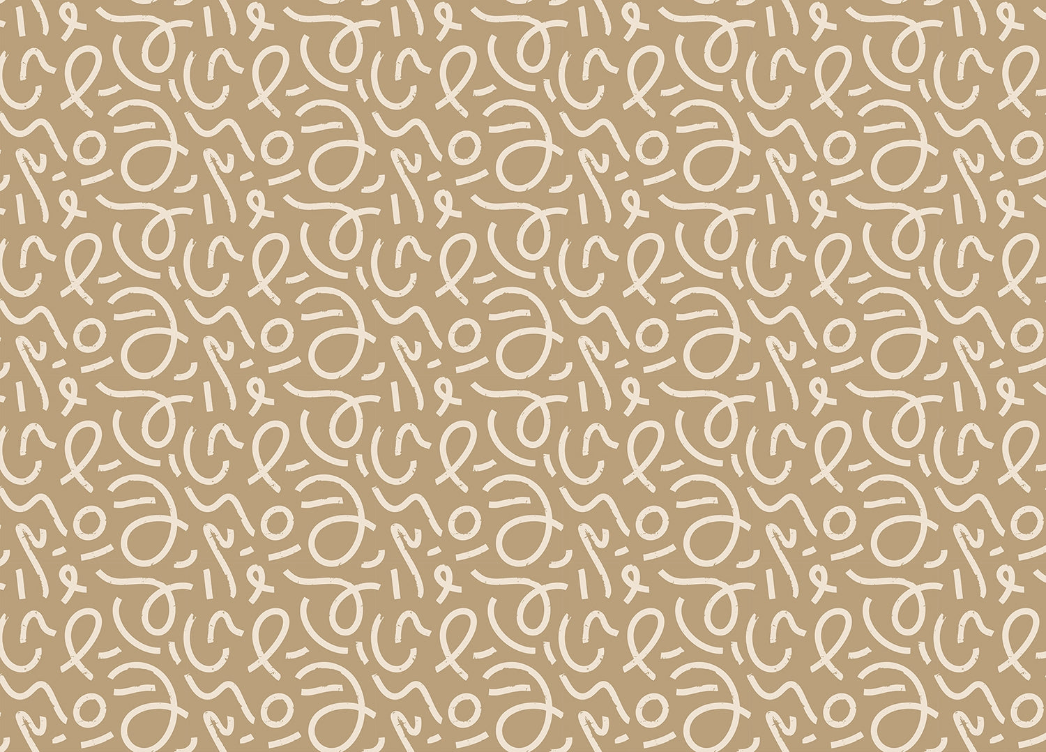 Yellow Abstract Minimal Line Brush Stroke Wallpaper