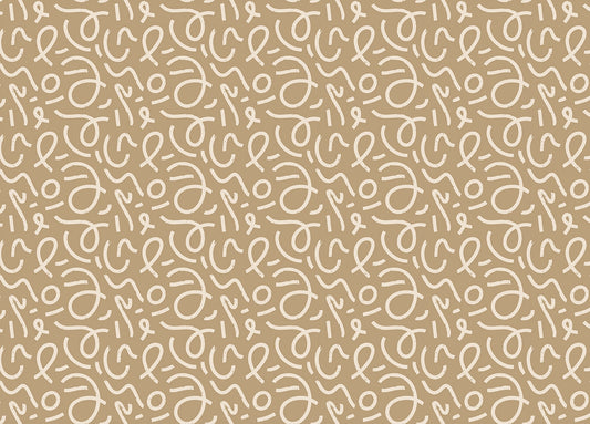 Yellow Abstract Minimal Line Brush Stroke Wallpaper