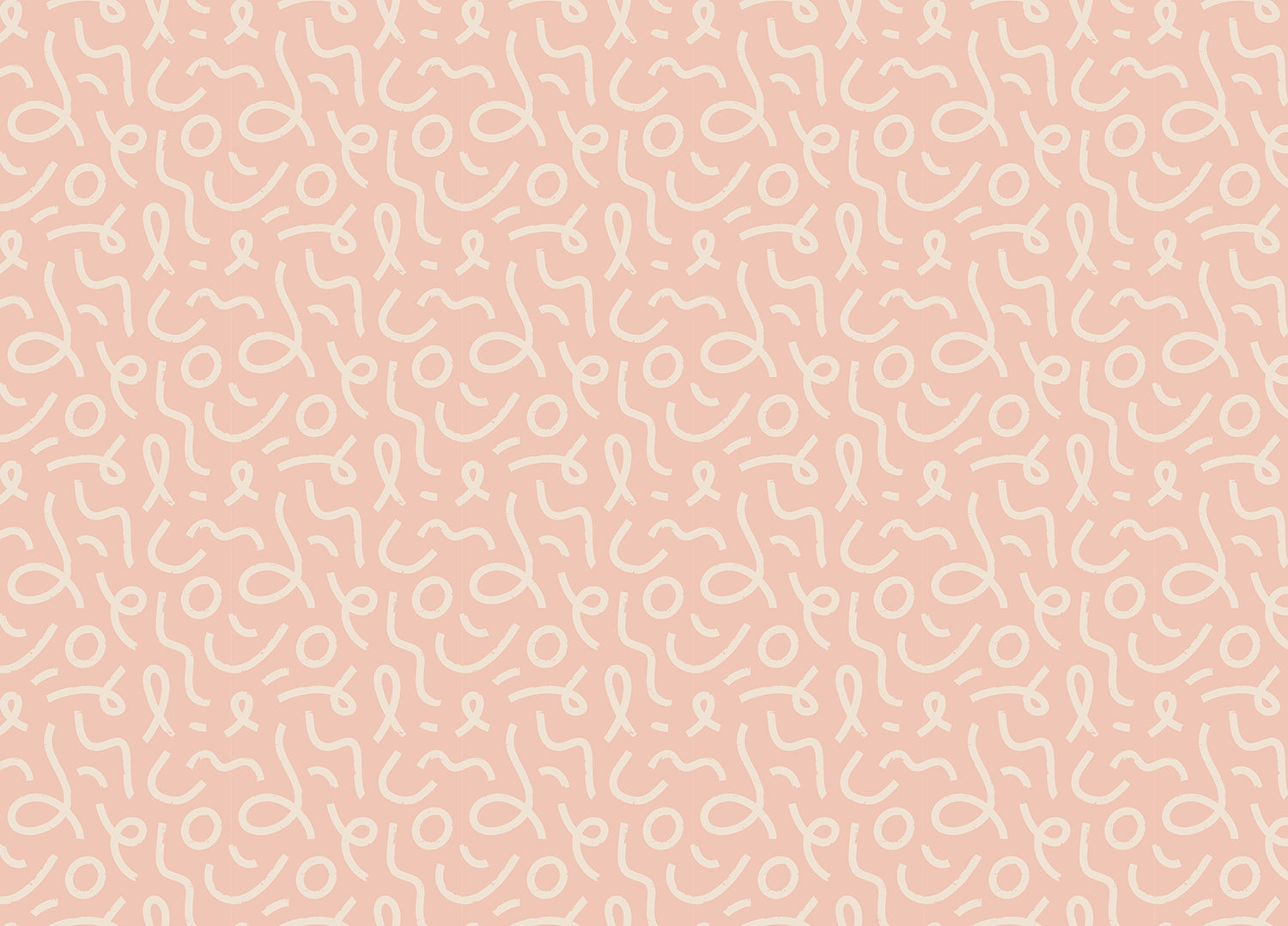 Pink Abstract Minimal Line Brush Stroke Wallpaper