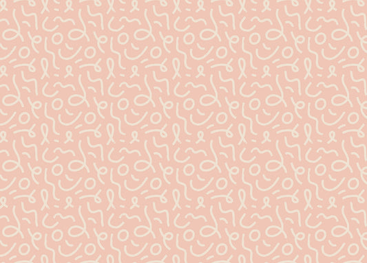 Pink Abstract Minimal Line Brush Stroke Wallpaper