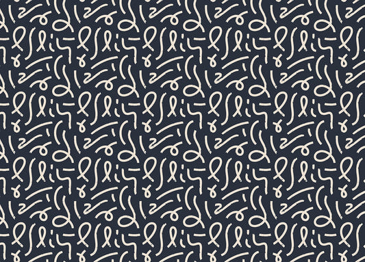 Black Abstract Minimal Line Brush Stroke Wallpaper