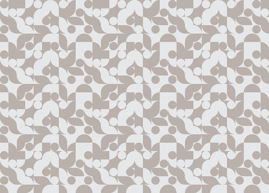 Brown Abstract Vector Geometric Scandi Art Wallpaper