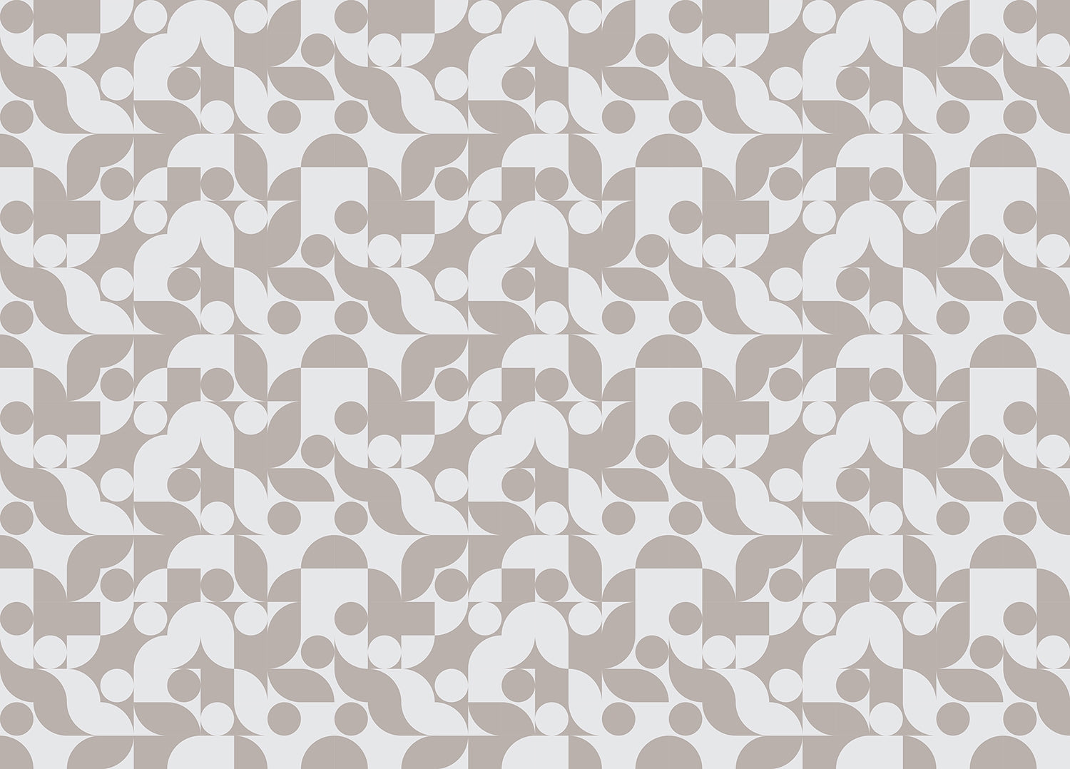 Brown Abstract Vector Geometric Scandi Art Wallpaper