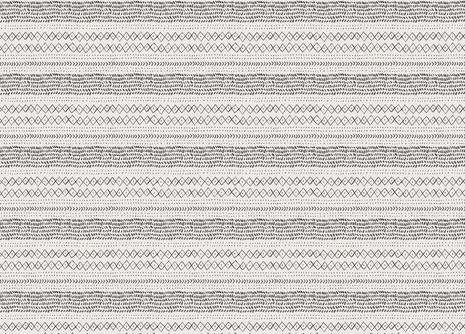 Trendy Boho Abstract Watercolor Ethnic Wallpaper