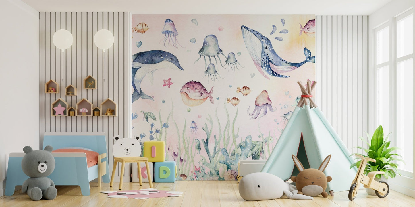 Sea Fantasy Wallpaper Mural - Wallanza
