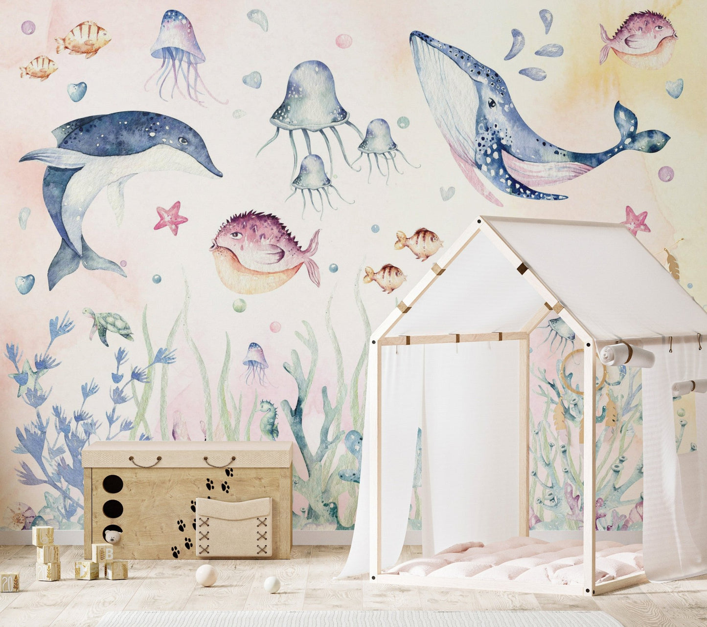 Sea Fantasy Wallpaper Mural - Wallanza