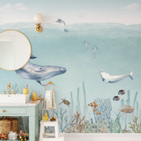 Secret sea life wallpaper murals - Wallanza