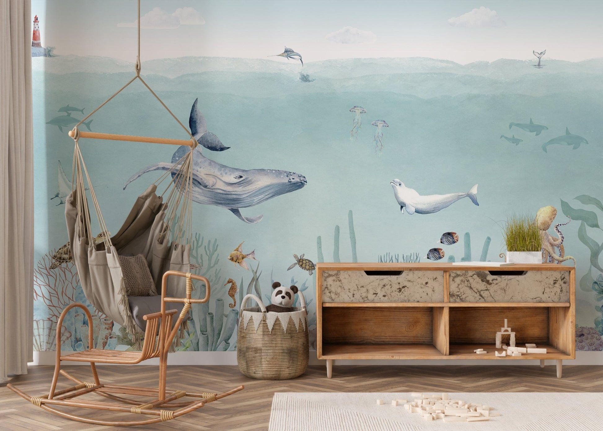 Secret sea life wallpaper murals - Wallanza