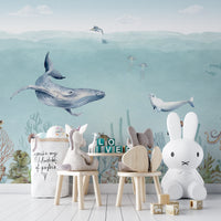 Secret sea life wallpaper murals - Wallanza
