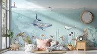 Secret sea life wallpaper murals - Wallanza