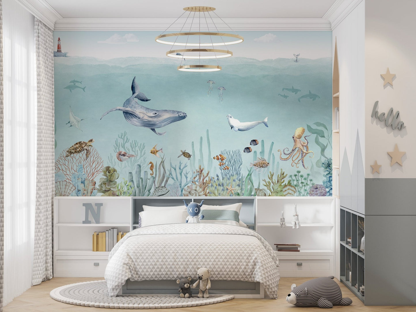 Secret sea life wallpaper murals - Wallanza