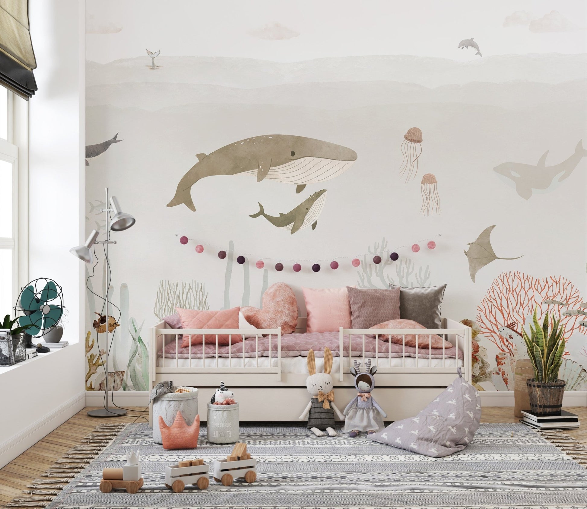 Sensational Sea Brown Wall Mural - Wallanza