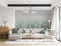 Serene Blossom Meadow Wall Mural - Wallanza