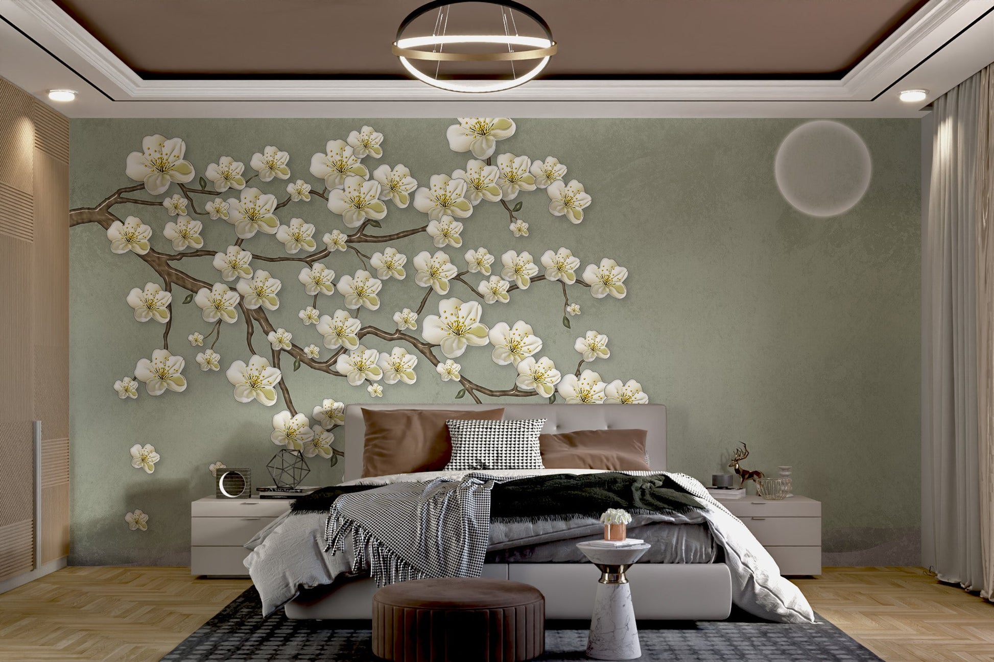 Serene Sakura Blossom Wallpaper - Wallanza