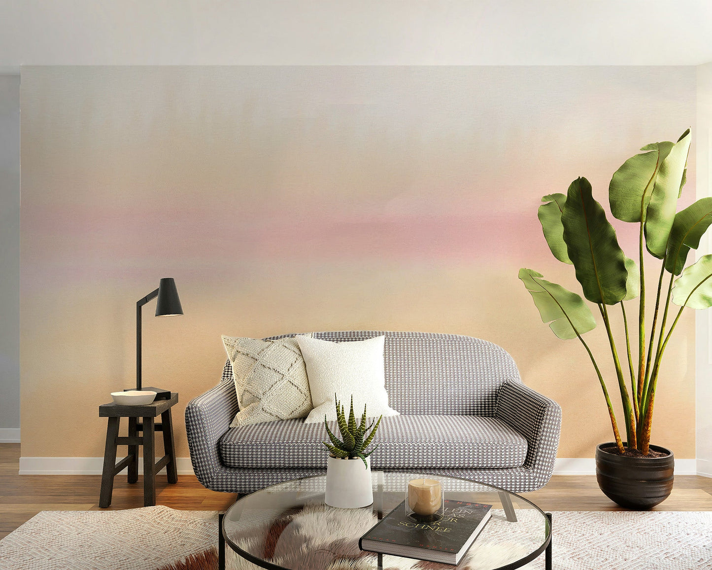 Serene Sunset Ombre Wallpaper Mural - Wallanza