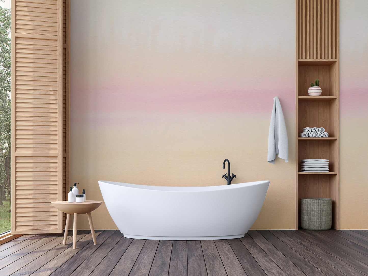 Serene Sunset Ombre Wallpaper Mural - Wallanza