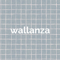 Light blue sketch grid for wallpaper murals