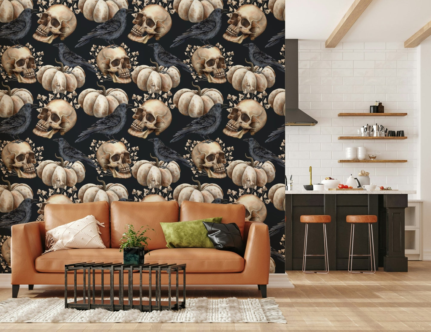 Skull Halloween Wallpaper - Wallanza