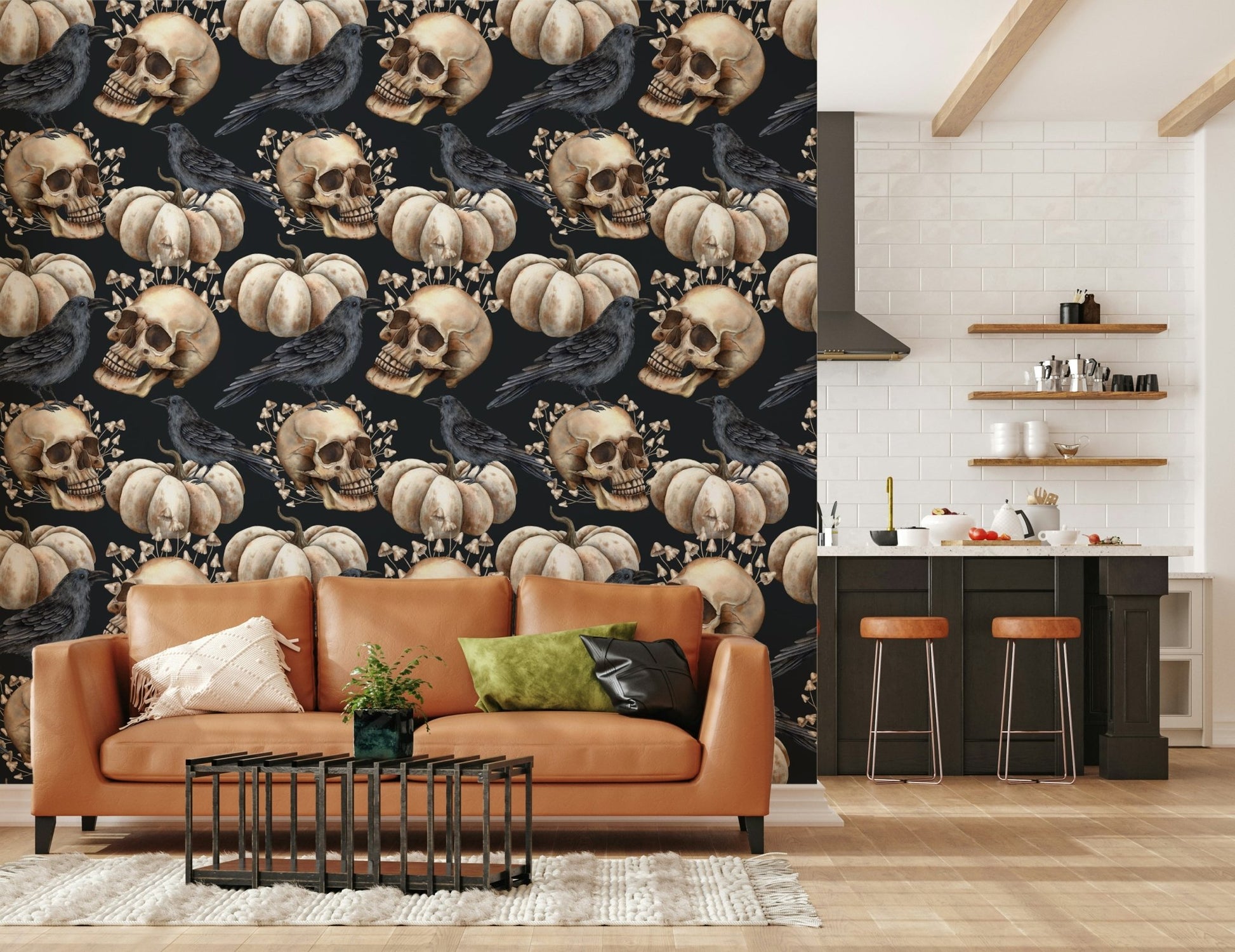 Skull Halloween Wallpaper - Wallanza