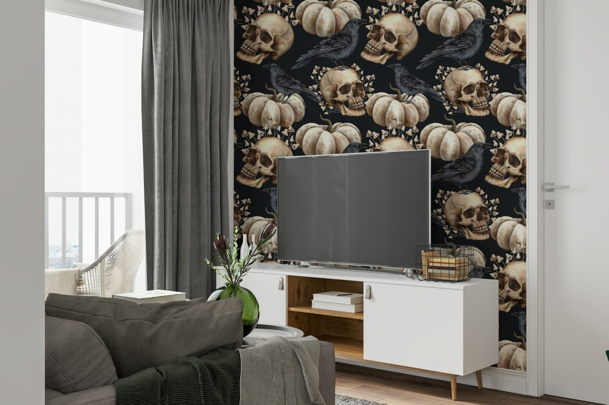 Skull Halloween Wallpaper - Wallanza