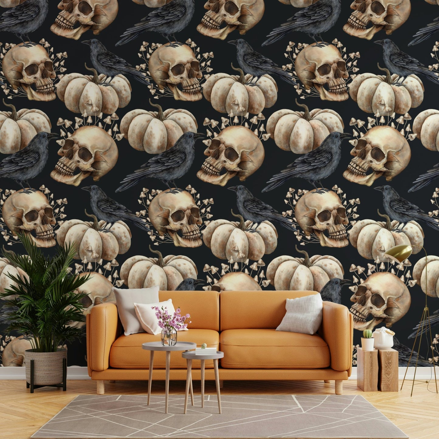 Skull Halloween Wallpaper - Wallanza