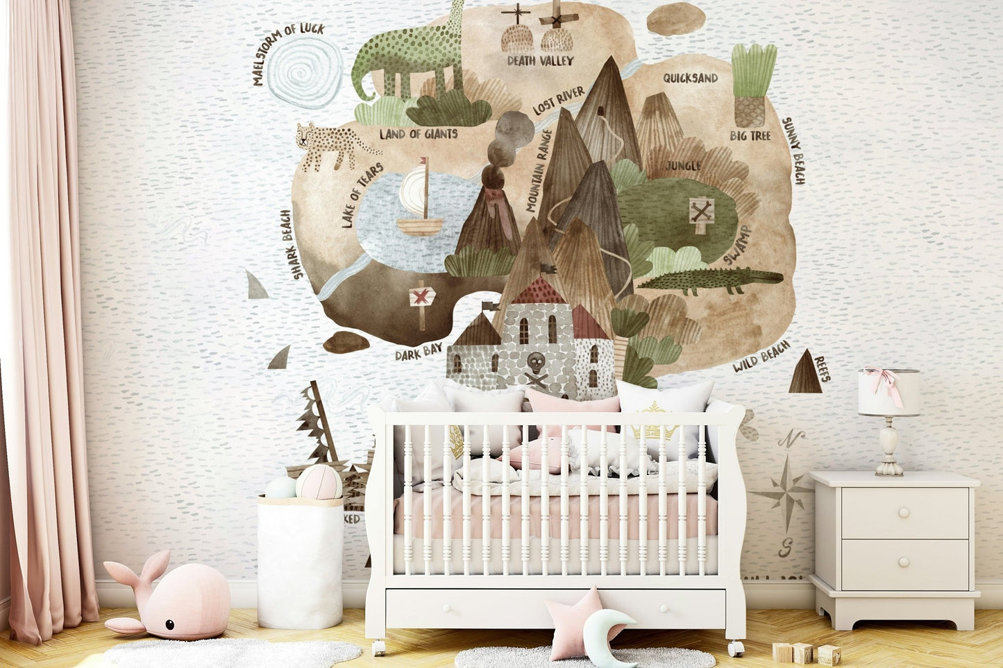 Skull Island Adventure Wall Mural - Wallanza