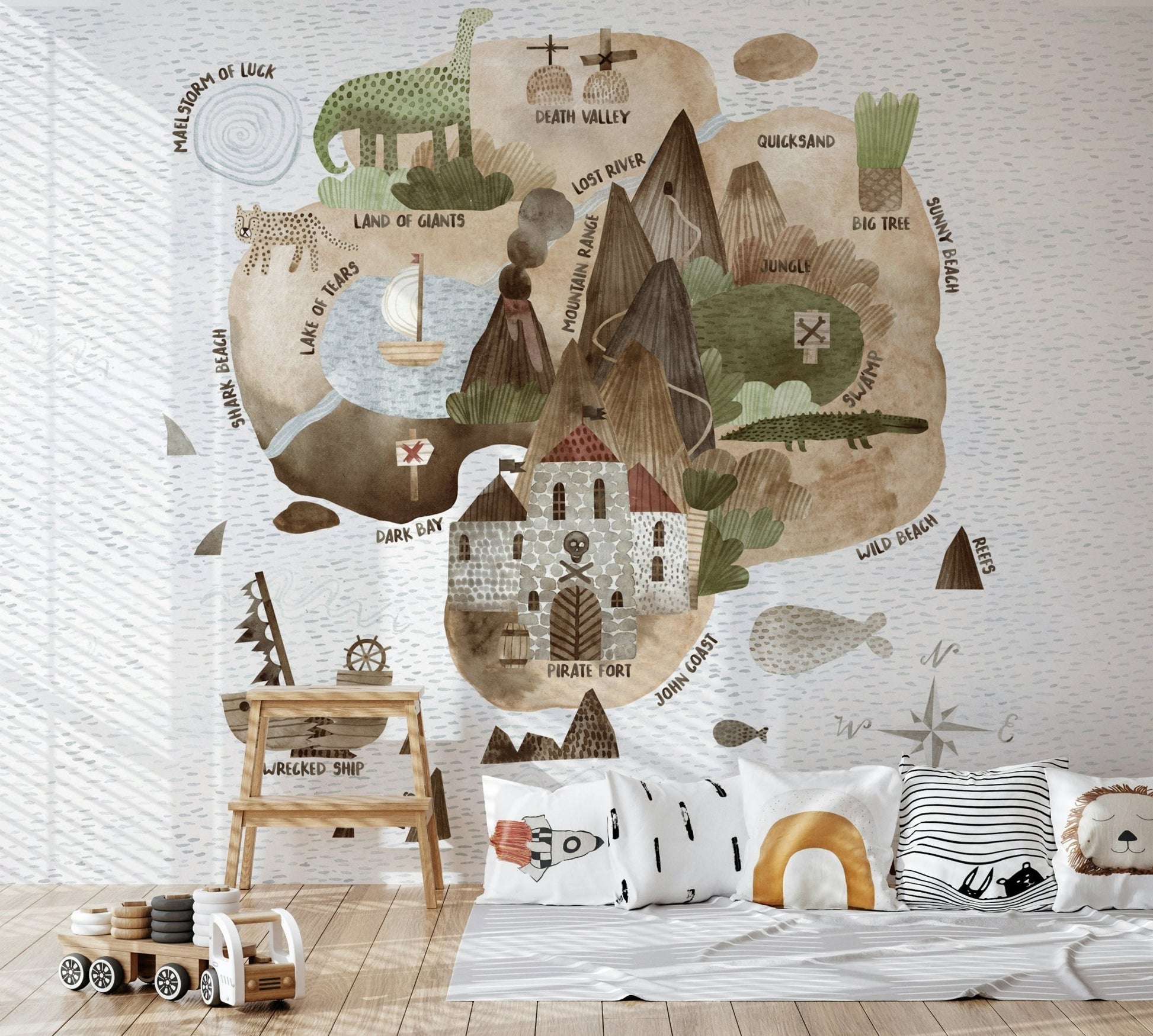 Skull Island Adventure Wall Mural - Wallanza