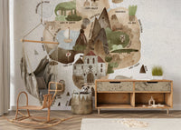 Skull Island Adventure Wall Mural - Wallanza