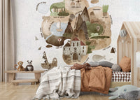 Skull Island Adventure Wall Mural - Wallanza