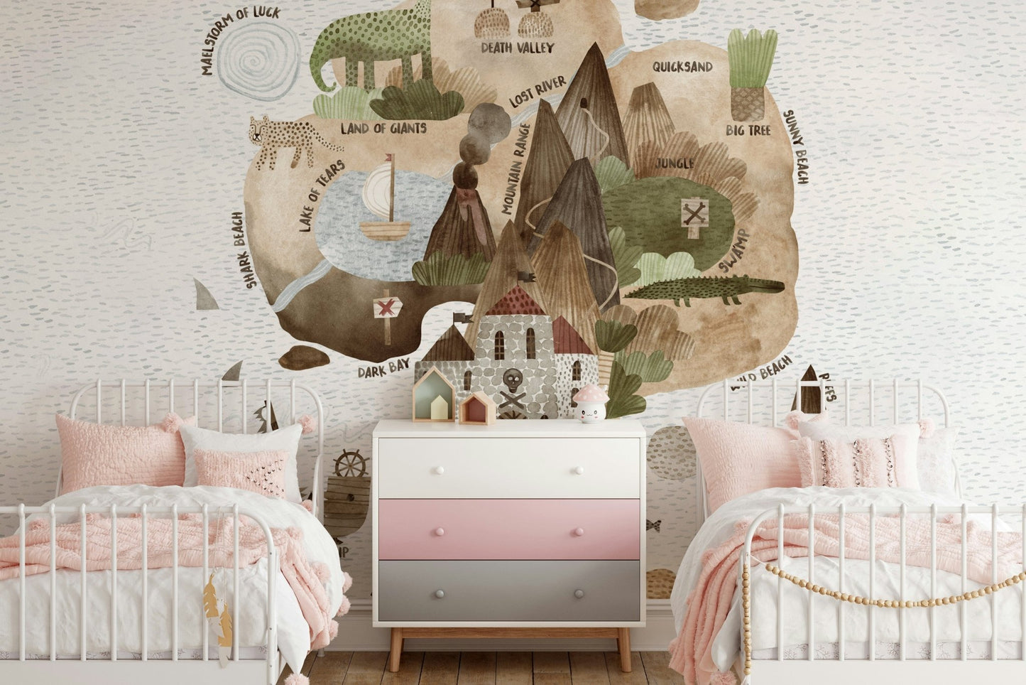 Skull Island Adventure Wall Mural - Wallanza