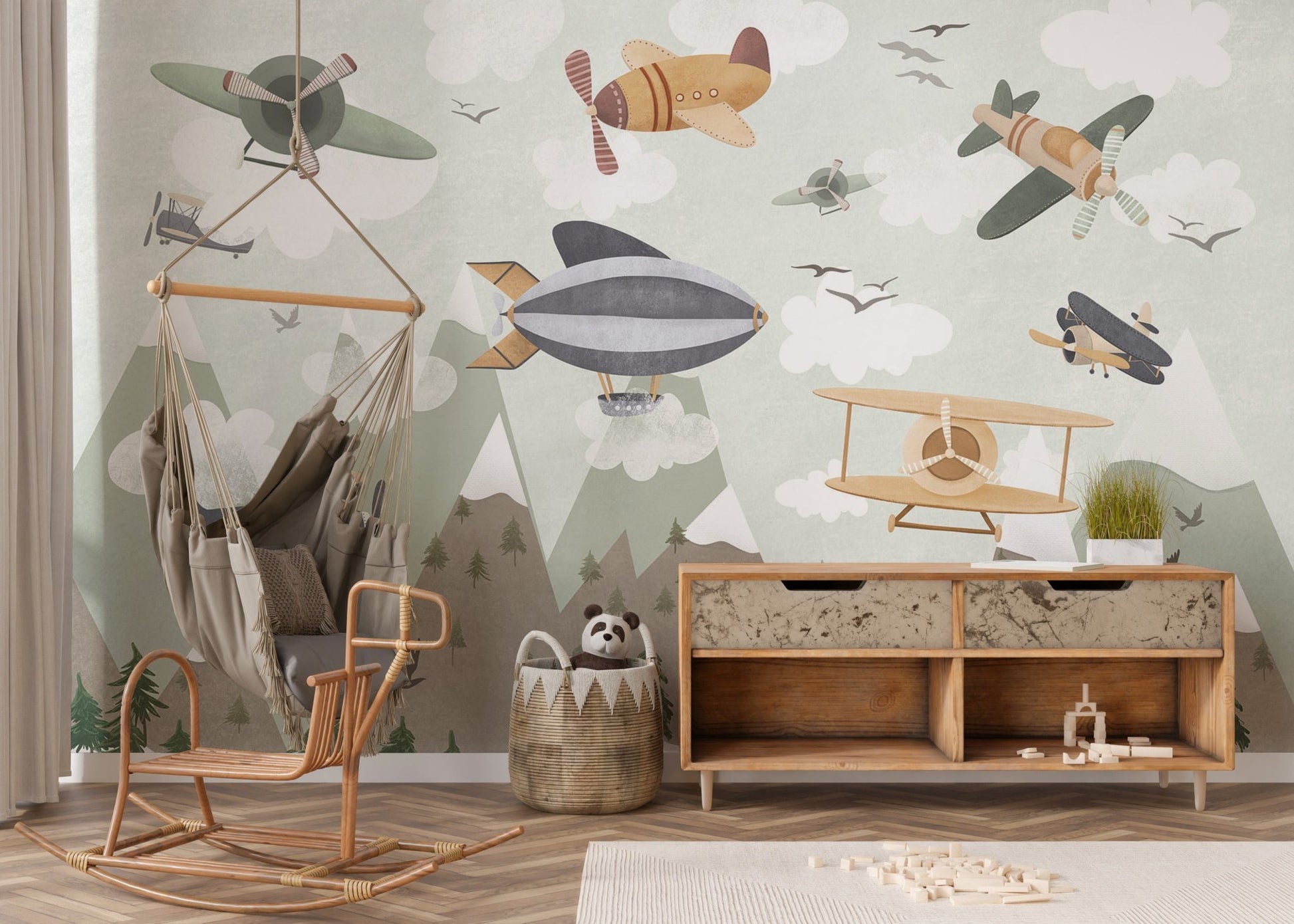 Skyward Adventure Dreams Wall Mural - Wallanza