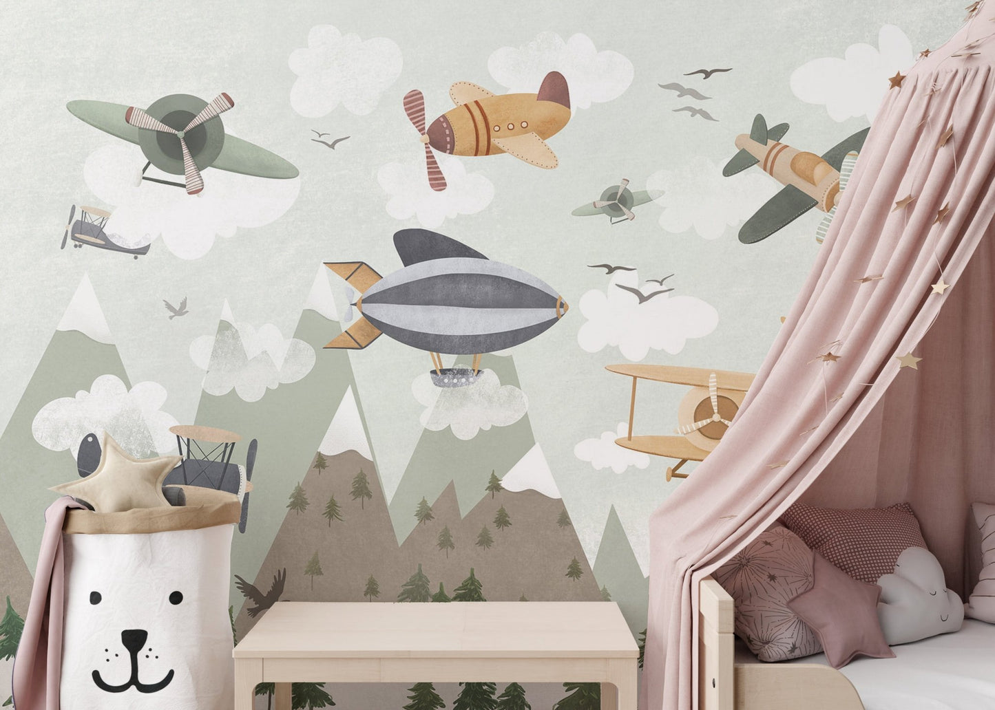 Skyward Adventure Dreams Wall Mural - Wallanza