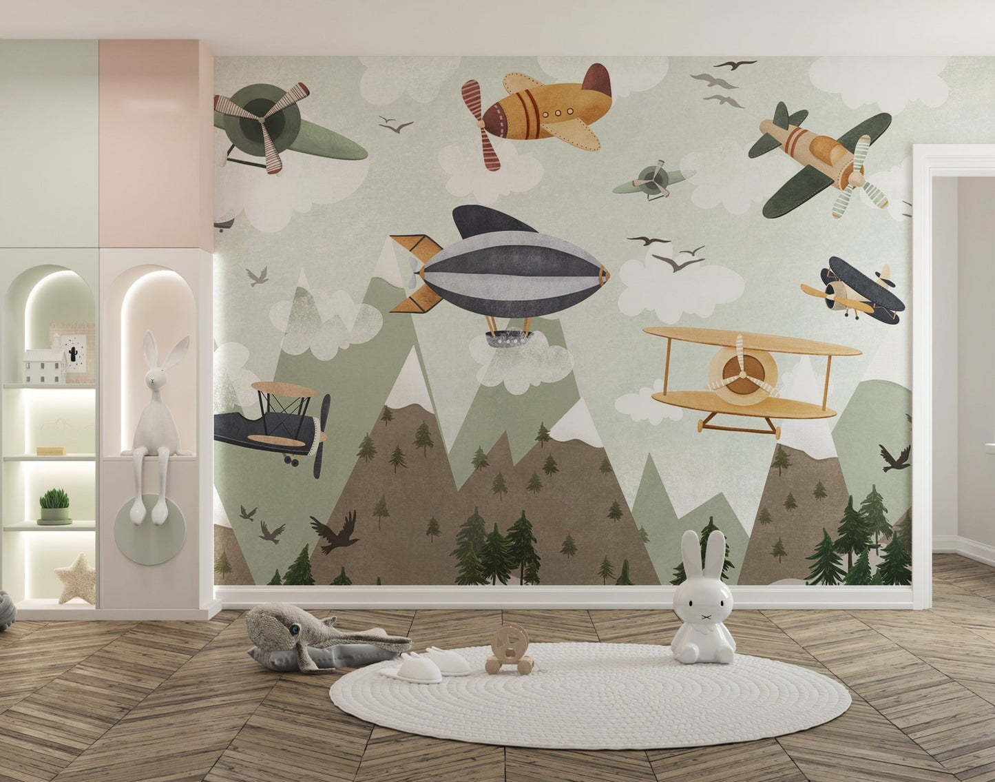 Skyward Adventure Dreams Wall Mural - Wallanza