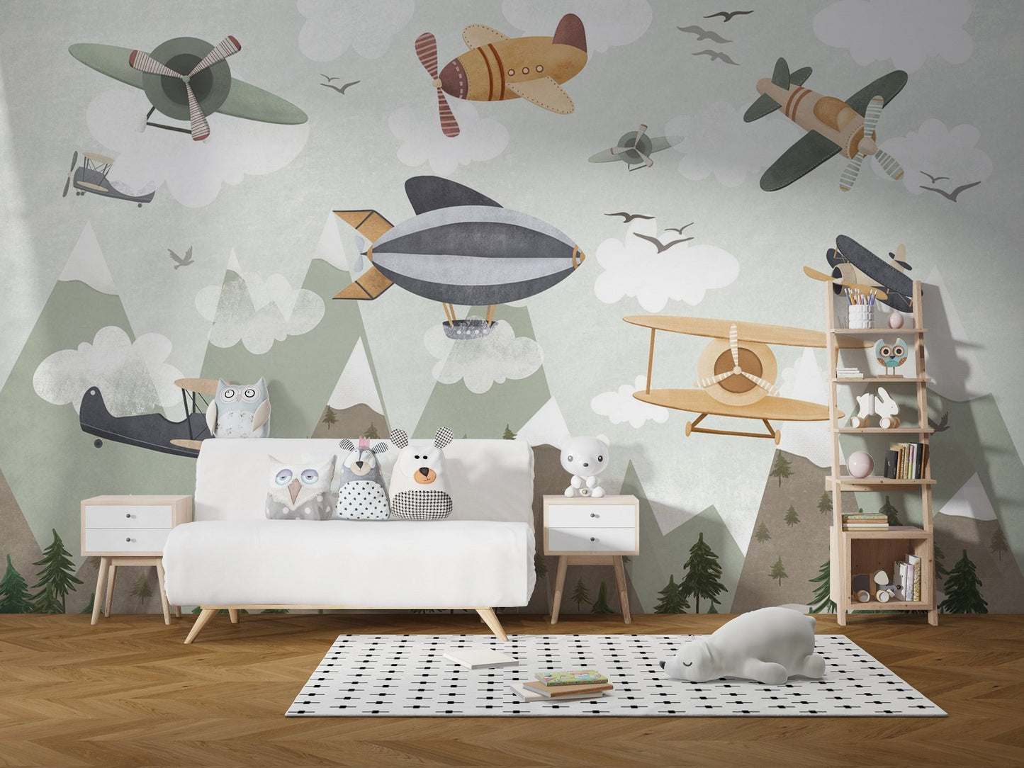 Skyward Adventure Dreams Wall Mural - Wallanza