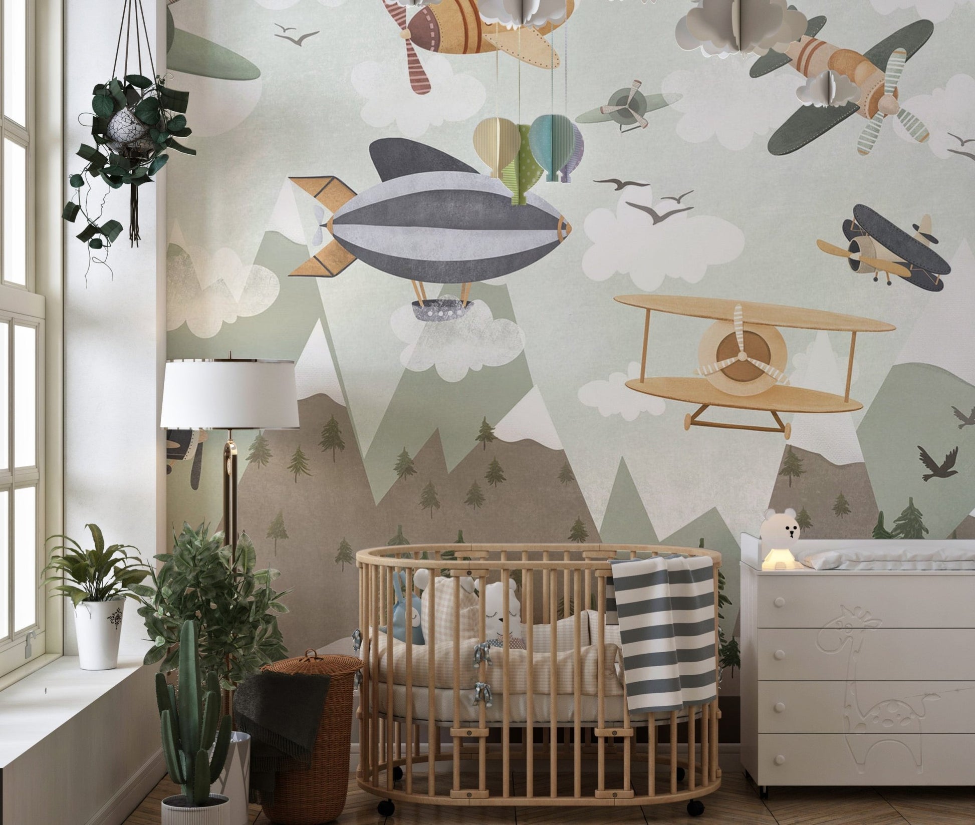 Skyward Adventure Dreams Wall Mural - Wallanza