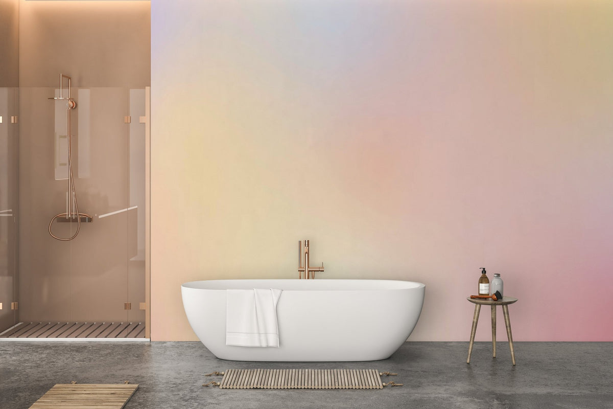 Calming aesthetic ombre wall mural for a peaceful room atmosphere.