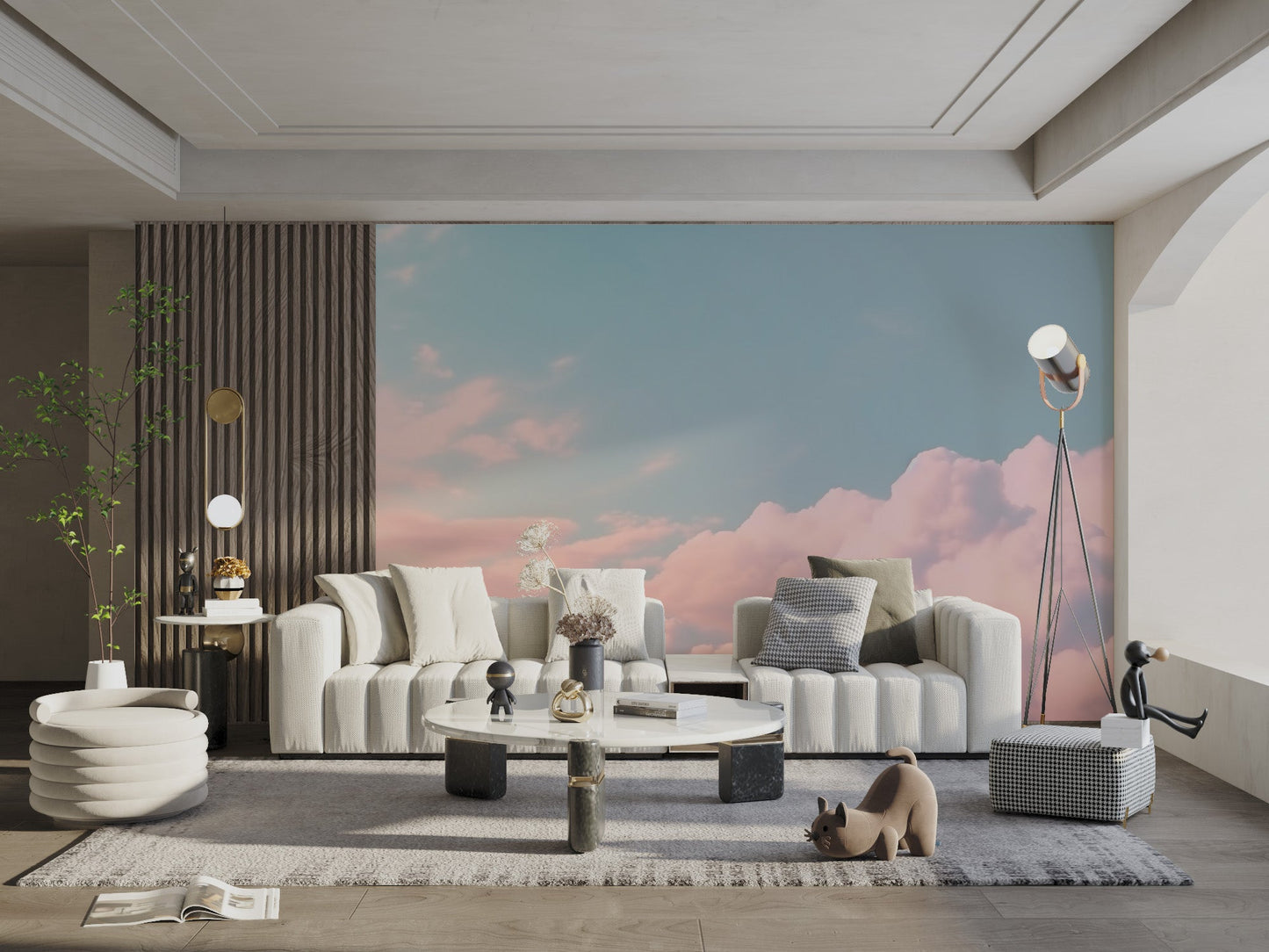 Soft Pink Cloud Wallpaper - Wallanza