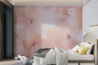 Soft Pink Floral Blossom Wallpaper - Wallanza