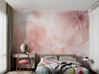 Soft Pink Floral Wallpaper - Wallanza