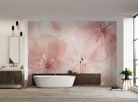 Soft Pink Floral Wallpaper - Wallanza