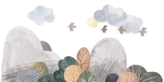 Soothing Nature Abstract Wall Mural