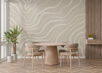 Soothing Waves Wallpaper Mural - Wallanza