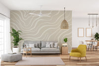 Soothing Waves Wallpaper Mural - Wallanza