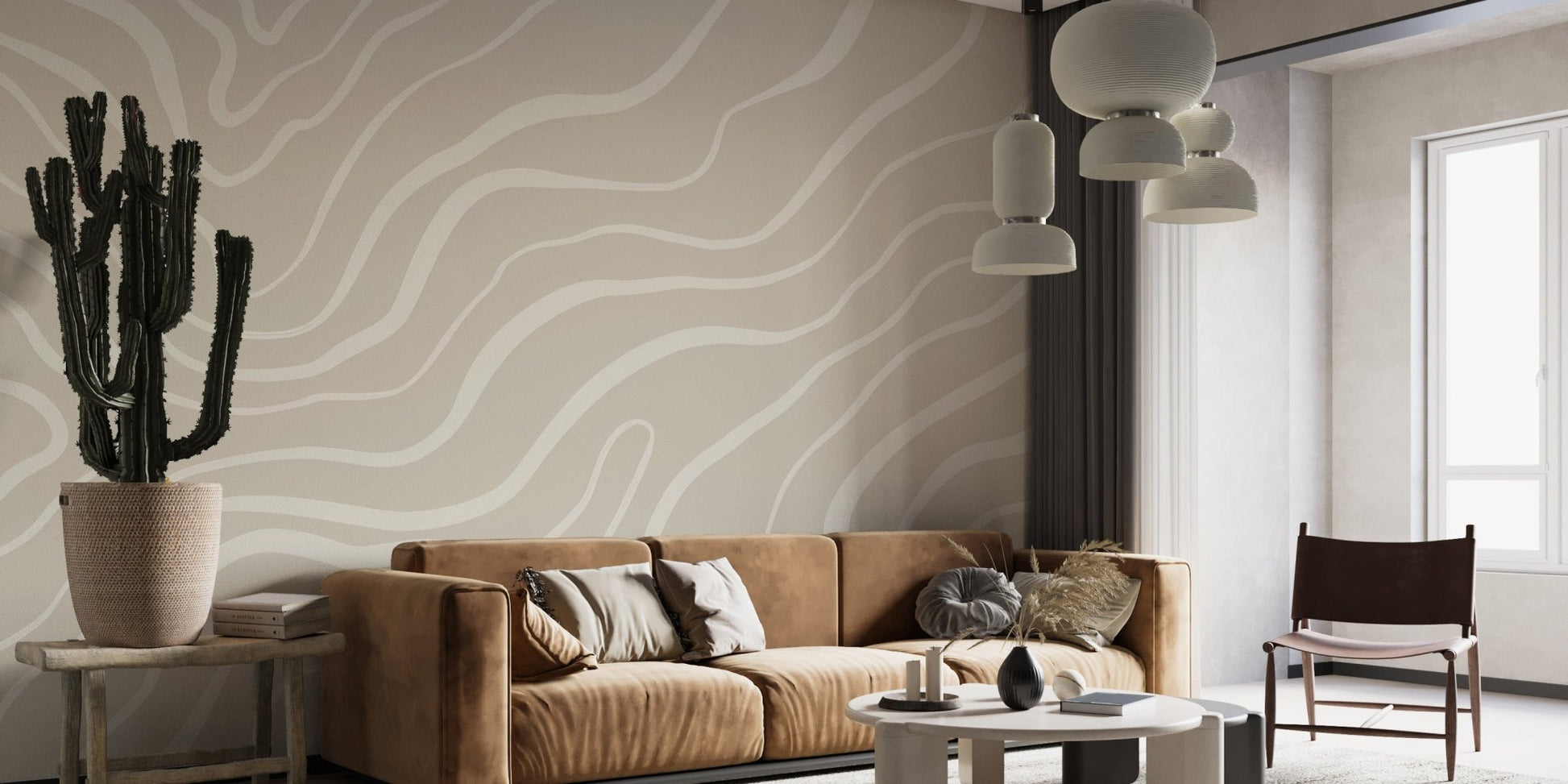 Soothing Waves Wallpaper Mural - Wallanza
