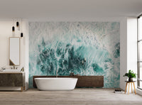 Splashing Sea Wave Wallpaper - Wallanza