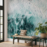 Splashing Sea Wave Wallpaper - Wallanza