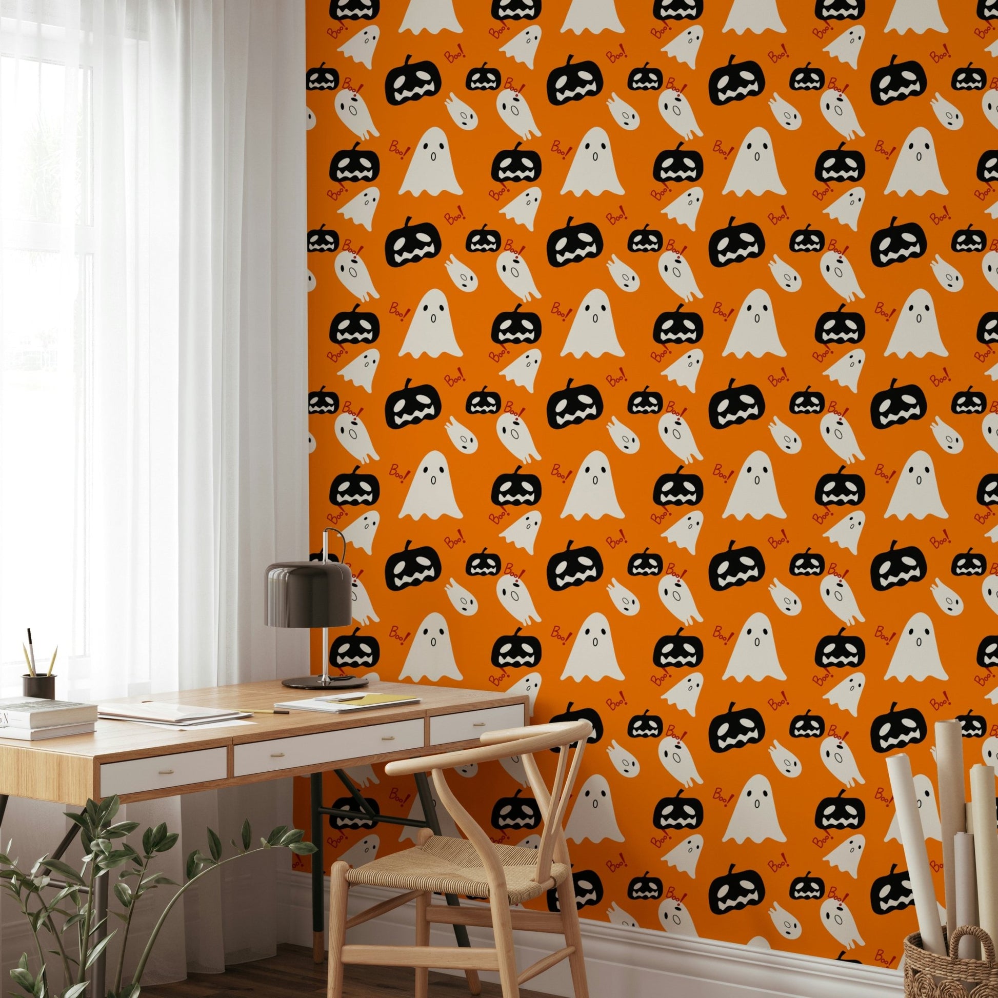 Spooky Season Specter Wallpaper⁠ - Wallanza