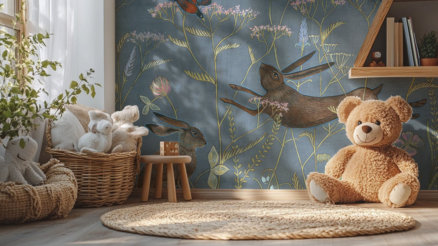 Spring Meadow Wallpaper Mural - Wallanza